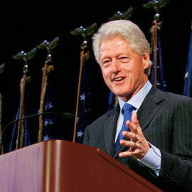 Former President Bill Clinton at the Athenaeum
